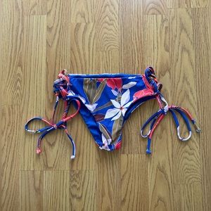 Billabong high waisted floral bikini bottom